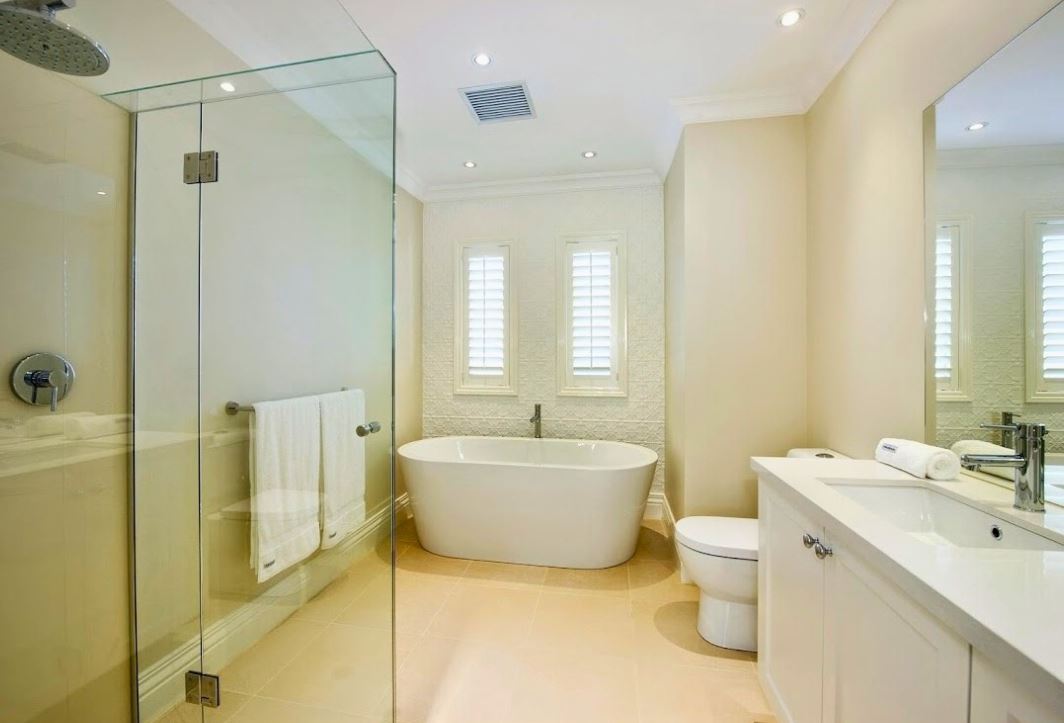 Modern bathroom remodel
